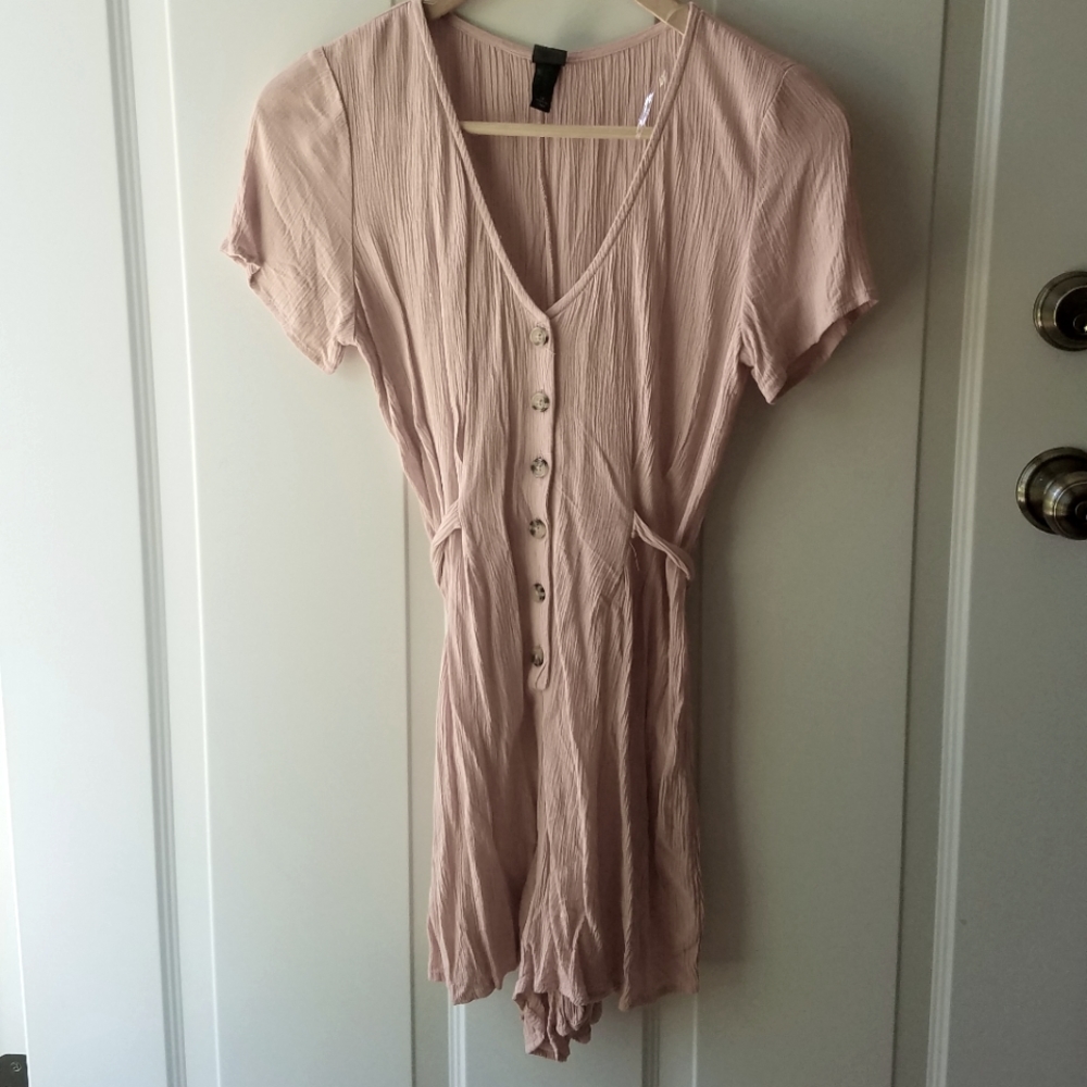 NWOT Peach Romper